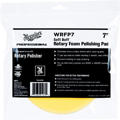 Picture of Meguiar's - Soft Buff Rotary Foam Polishing Pad 7 (WRFP7)