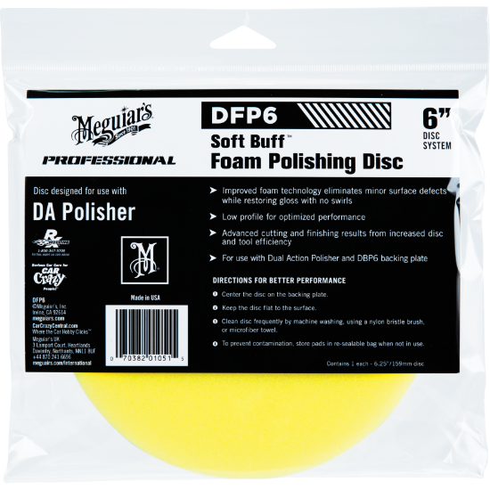 Picture of Meguiar's® 6" Soft Buff DA Foam Polishing Disc, DFP6