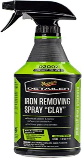 Picture of Meguiar's Iron Removing Spray Clay Industrial Fallout & Iron Remover without Abrasives  32 oz