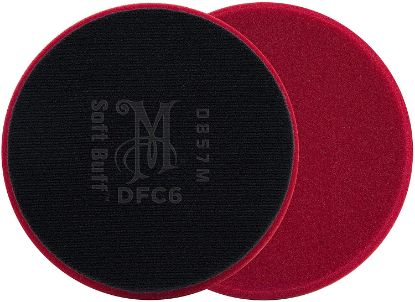 Picture of Meguiar's 6” Soft Buff DA Foam Cutting Disc DFC6 - Hook and Loop Pad for Use with a 6” DA Backing Plate, Dual Action Polisher, and Compound for Paint Defect Removal