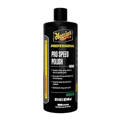 Picture of Meguiar's Professional Pro Speed Polish M200 - Extremely User-Friendly Professional Car Polish for Light Defect Removal While Creating High-Goss Finish, Get Easy Polishing with Amazing Results - 32oz