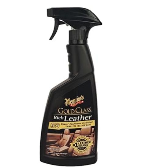 Picture of Meguiar's G10916AM Gold Class Rich Leather Cleaner & Conditioner - 15.2 Oz Spray Bottle